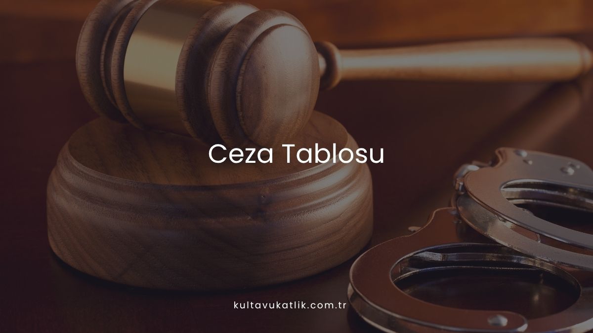 Ceza Tablosu